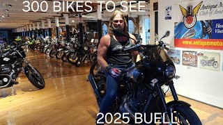 300 BIKES 🏍 amp 2025 BUELL SUPER CRUISER GET THE MUSEUM TOUR [upl. by Hayilaa]