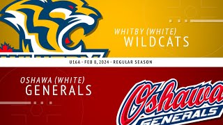 U16A  Whitby Wildcats White vs Oshawa Generals White [upl. by Cthrine]