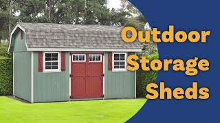 Outdoor Storage Sheds  Horizon Structures [upl. by Jayme900]