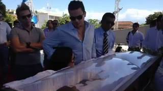 FUNERAL DE DIOMEDES DIAZ IMAGENES FUERTES Y TRISTES [upl. by Wheaton]