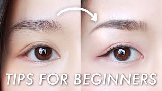 Eyebrow Shaping at Home  Easy Beginner Tutorial [upl. by Naegem]