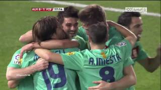 Barcelona vs Almeria 80 Highlights [upl. by Orlando]