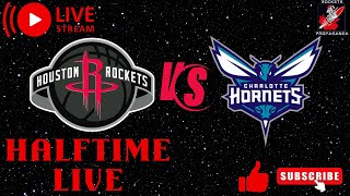 🔴 Rockets VS Hornets Halftime Live [upl. by Eyahc430]