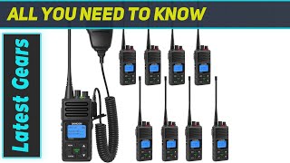 SAMCOM Two Way Radios Long Range 9 Packs with Shoulder Mic [upl. by Aria]