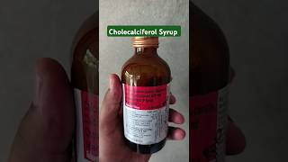 Cholecalciferol Syrup doctor shortsfeed syrup medicine shorts youtubeshortstreatmentytshorts [upl. by Annovaj]