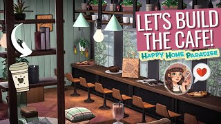 Lets build the CAFE on Happy Home Paradise  ACNH Speed Build  Animal Crossing New Horizons [upl. by Mahmoud]