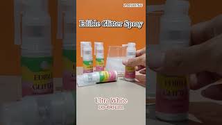 ultra white edible glitter spray [upl. by Langdon707]