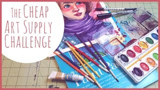 The Cheap Art Supply Challenge [upl. by Aika44]