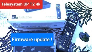 Aggiornamento firmware 0813  sul TeleSystem UP T2 4K arrivano TimeShift e PIP [upl. by Fonsie]