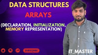 13 Arrays in data structure in Hindi  Declaration Initialization Memory representation [upl. by Schellens128]