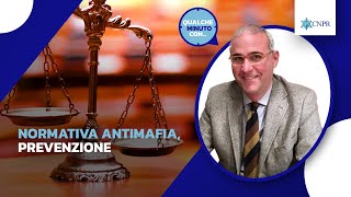 Domenico Calvelli  Normativa antimafia prevenzione [upl. by Retsub550]