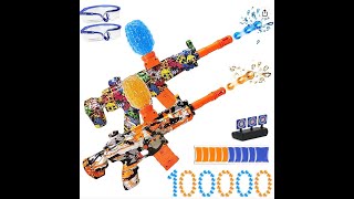 Orbeez Water Pellet Gun Review  Amazon  Water Bead Shooter  100000 balls [upl. by Llennoc]