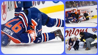 Watch 🔴 Oilers Connor McDavid injury video  McDavid injured  McDavid hurt  canucks [upl. by Nonnair]