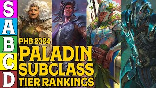 2024 Paladin Subclass Tier Ranking for DampD 5e [upl. by Barny]