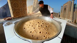 Samarkand  Recipe for Traditional PILAF  Great Place for Tourists [upl. by Alegnasor327]