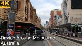 Driving Around Melbourne Australia  4K UHD [upl. by Aymer]