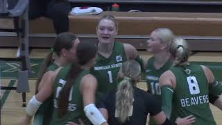 Bemidji State Volleyball Highlights vs No 6 Wayne State Oct 5 2024 [upl. by Rheims807]