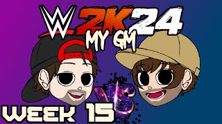 WWE 2k24 My GM Mode Week 15  0 Show [upl. by Theda600]