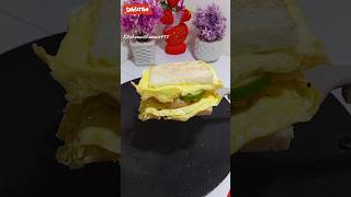 Egg Bread Sandwich Easy shortsvideo shorts [upl. by Cammi]