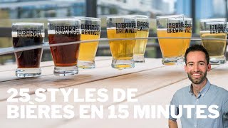 25 styles de bières en 15 minutes 🍺 [upl. by Mumford414]