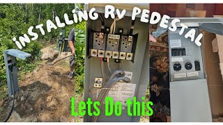 RV PEDESTAL install start to finish [upl. by Niarda385]