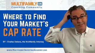 Where to Find Your Markets Cap Rate 1 [upl. by Hamitaf95]