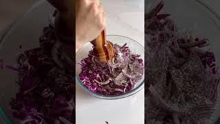 Red cabbage salad recipe [upl. by Nevets]