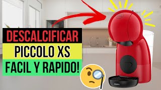 ✅☕Cómo DESCALCIFICAR Cafetera Dolce Gusto PICCOLO XS☕✅ [upl. by Aidyn]