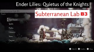 Ender Lilies Quietus of the Knights  Subterranean Lab B3 Location [upl. by Ibbed]