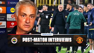 José Mourinho delivers vintage José after Man Utd draw 😅  Fenerbahce vs Man Utd  CBS Sports [upl. by Kristel]