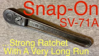 SnapOn SV71A Ratchet TOTAL TEARDOWN Vintage 12” Drive [upl. by Alabaster]