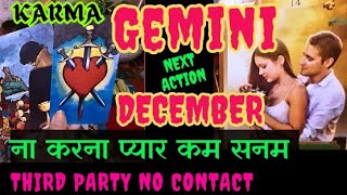 GEMINI vs THEM🧧DECEMBER🧧THIRD PARTY NO CONTACT🧧geminiweekly nocontactcurentfeelings karmareading [upl. by Alida491]