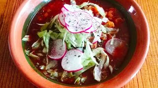 POZOLE LA RECETA MÁS FÁCIL [upl. by Einahpets]