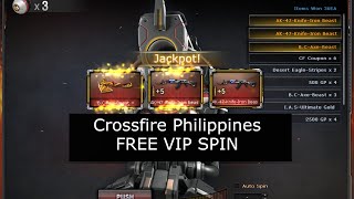 TIPS AND TRICKS TO WIN CROSSFIRE PHILIPPINES FREE VIP SPIN JACKPOT [upl. by Pepita]