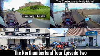 Ep 2 Northumberland Tour  Holy Island Bamburgh Castle Seahouses Lindisfarne amp Riding a Causeway [upl. by Enneyehc13]