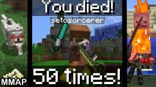 Minecraft 50 More DEATHS in 7 Minutes 501 [upl. by Eelrihs259]