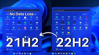 Downgrade Windows 11 22H2 to 21H2  Rollback Windows 11 Update  No Data Loss Tip [upl. by Blakelee]