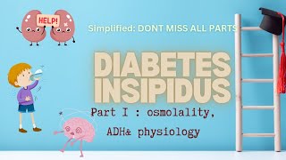 Diabetes insipidus part 1 osmolality and ADH hormone First clear your basics [upl. by Enial]