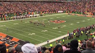 Bengals vs Steelers Antonio Brown game winning Touchdown fan view [upl. by Bow]