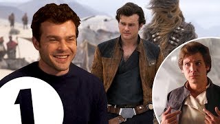 quotI wear Han Solos jacket constantlyquot Star Wars newcomer Alden Ehrenreich on landing the epic role [upl. by Artenal]