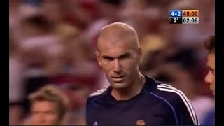 Zidanes last game for Real Madrid  Sevilla vs Real Madrid  La Liga 05  06  Full Match [upl. by Tonnie718]