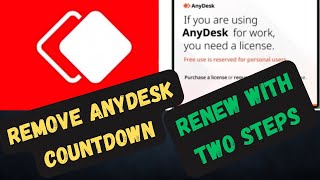 Remove AnyDesk Countdown  AnyDesk License Warning Reset  Anydesk Renew with two steps itkoustav [upl. by Naujyt321]