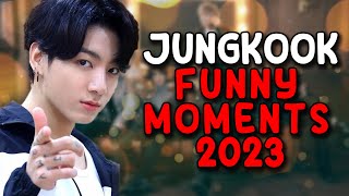 BTS JUNGKOOK FUNNY MOMENTS 2023 [upl. by Werbel]