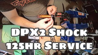 Servicing a DPX2 Shock  First 125hr [upl. by Gehman247]