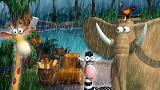 Gazoon  Storm In The Jungle  Jungle Adventure  Funny Animal Cartoons For Kids [upl. by Orodoet]