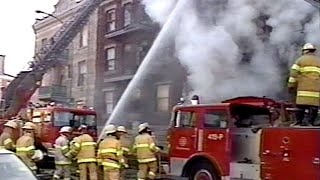 Pompiers de Montréal  SIM 1990 Émission quot2424quot animée par Claude Poirier [upl. by Vincenz]