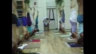 4 Intermediate Ashtanga Yoga practice with Sri K Pattabhi Jois [upl. by Goode]