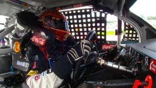 InCar Camera  Tony Stewart Runs Out of Fuel at New Hampshire [upl. by Leeanne]