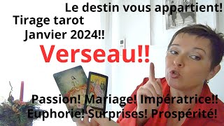 Tirage tarot Janvier 2024 pour le Verseau [upl. by Eedya]