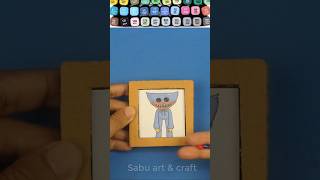 Huggy Wuggy Cardboard Puzzle Game shorts huggywuggy games artandcraft [upl. by Auqinal983]